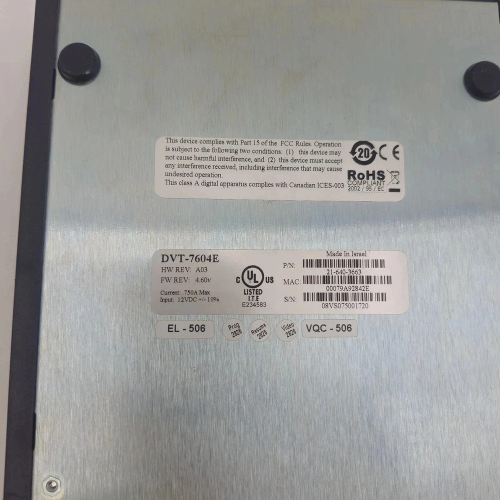 DVTEL SecureLink 7604E Video Management System DVT-7604E Hi Resolution MPEG-4