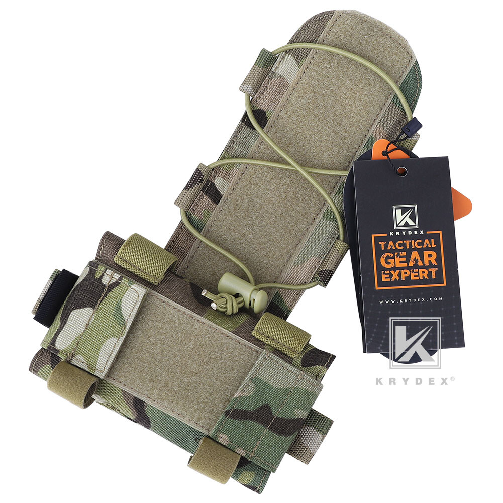 KRYDEX Helmet Counterweight Pouch Helmet Battery Pouch Cord Lock Retainer