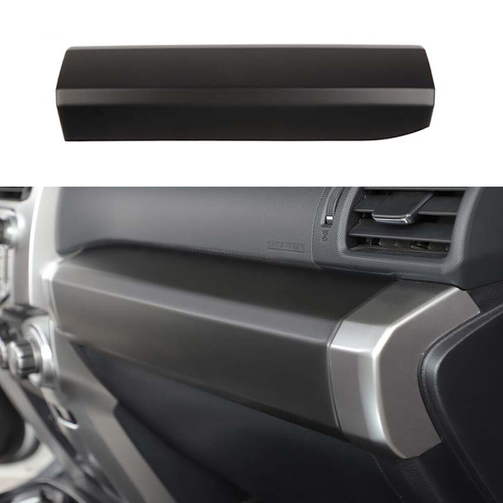 Matte Black Front Side Co-Pilot Dashboard Passenger Trim Cover For 4Runner 2010+
