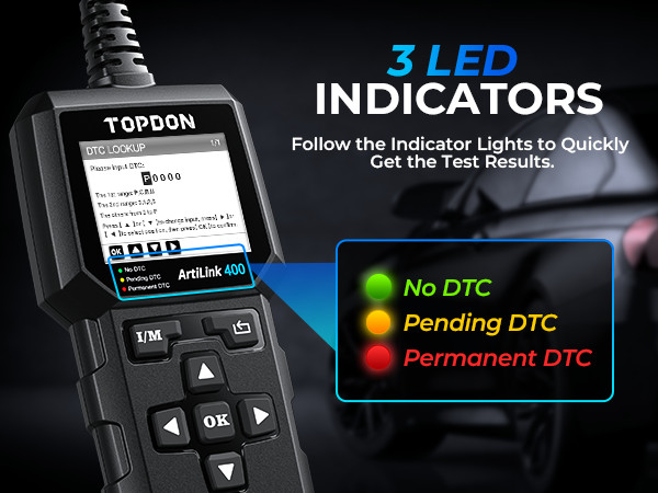 2025 TOPDON ArtiLink 400 Car Code Reader Check Engine Fault