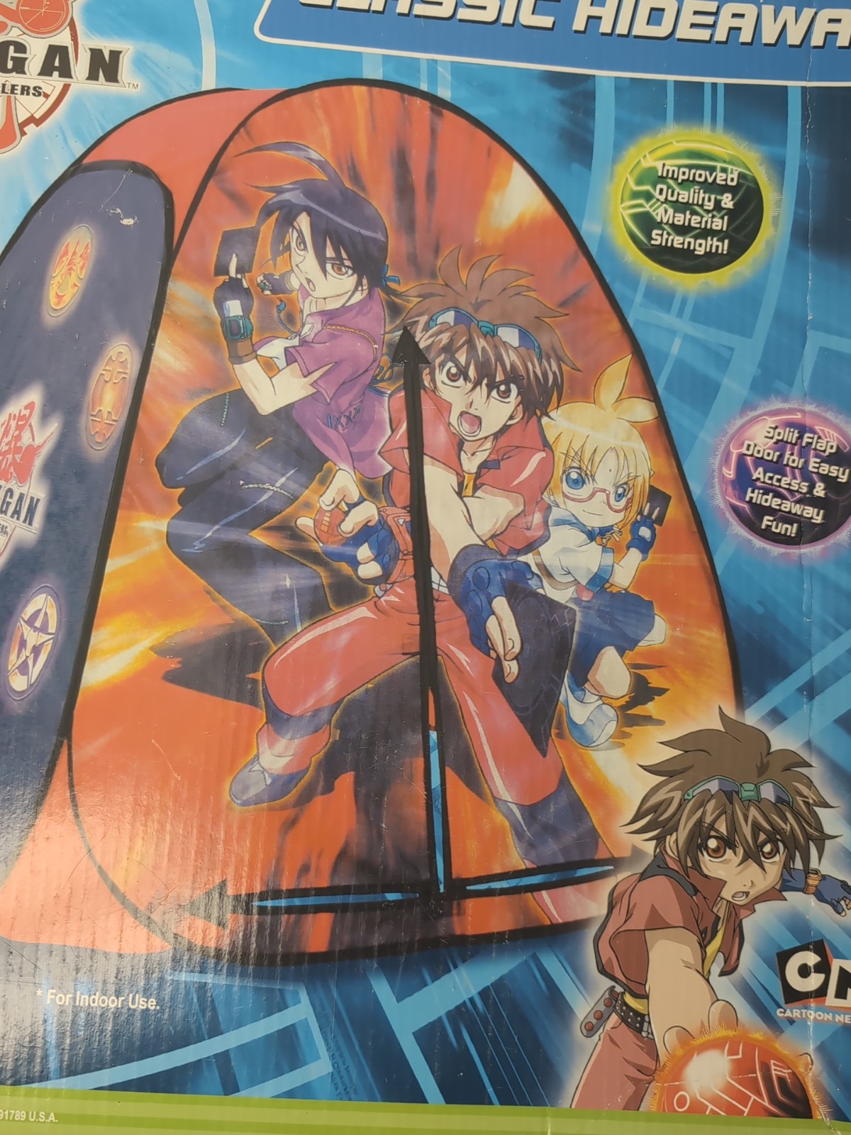 Play Hut BAKUGAN Classic Hideaway Twist N Fold Pop Up Tent