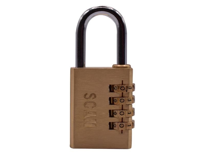Scan - 38mm Brass Combination Padlock
