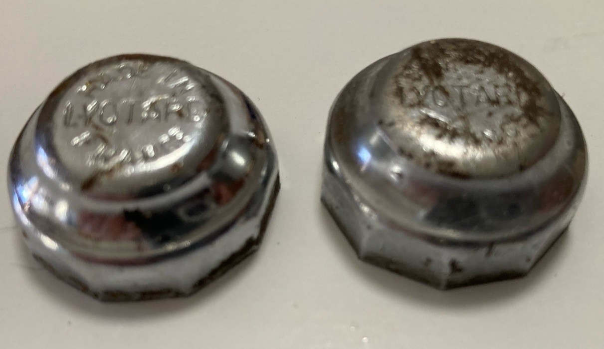 Vintage Leotard Pedal Dust Caps- Pair