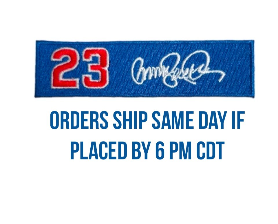 2025 Chicago Cubs Ryne Sandberg Memorial Jersey Patch