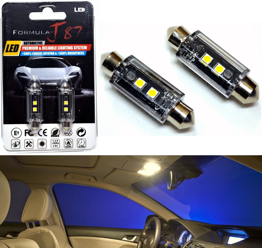 LED Light Canbus Error Free 211-2 5W Warm White Two Bulb Interior Map Replace K