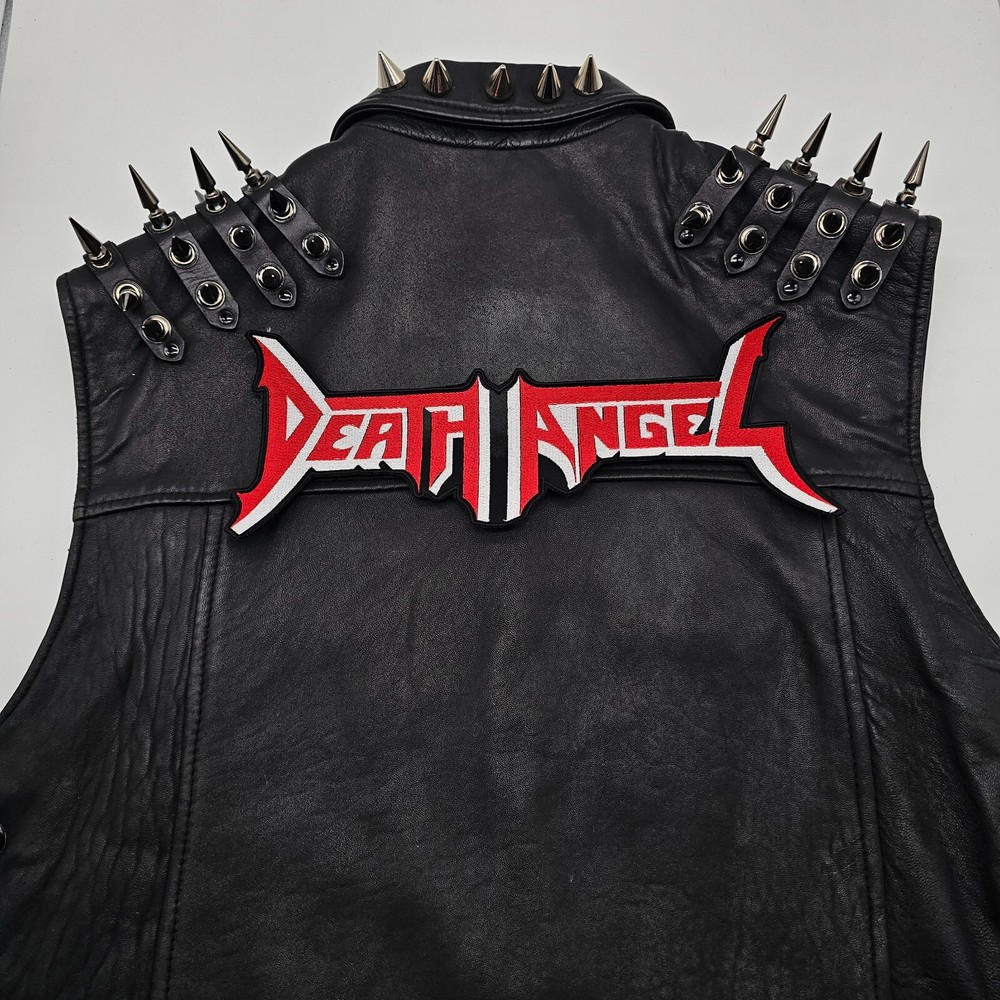 DEATH ANGEL LOGO SHAPED EMBROIDERED BACKPATCH