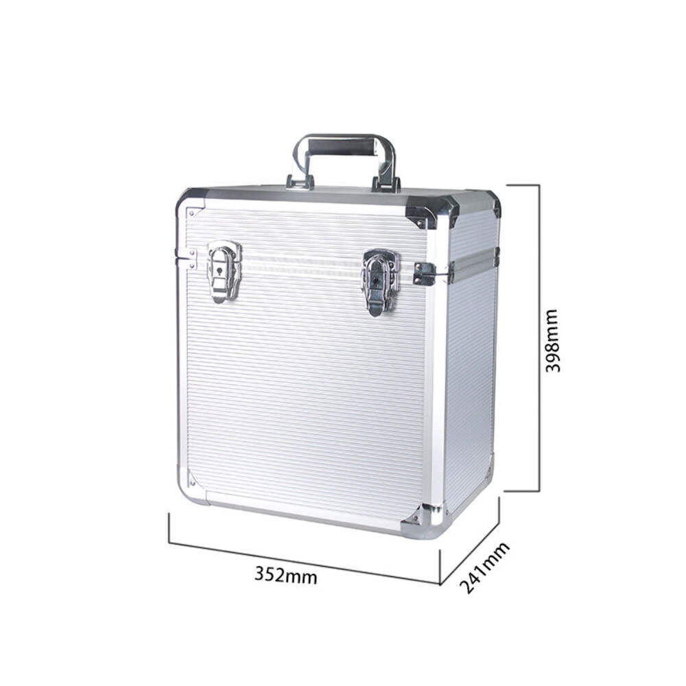 Aluminum Vinyl Disc LP Record Storage Case