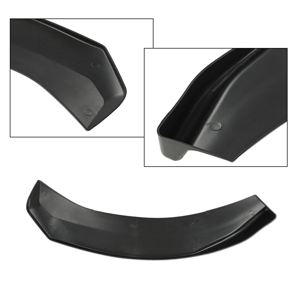 Universal Front Bumper Lip Splitter Diffuser Winglet Type-2 Black