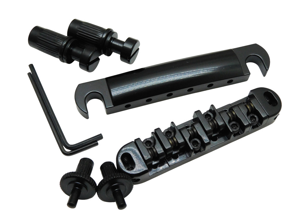 Black Roller Saddle TOM Bridge with Stop Tail SMALL POST