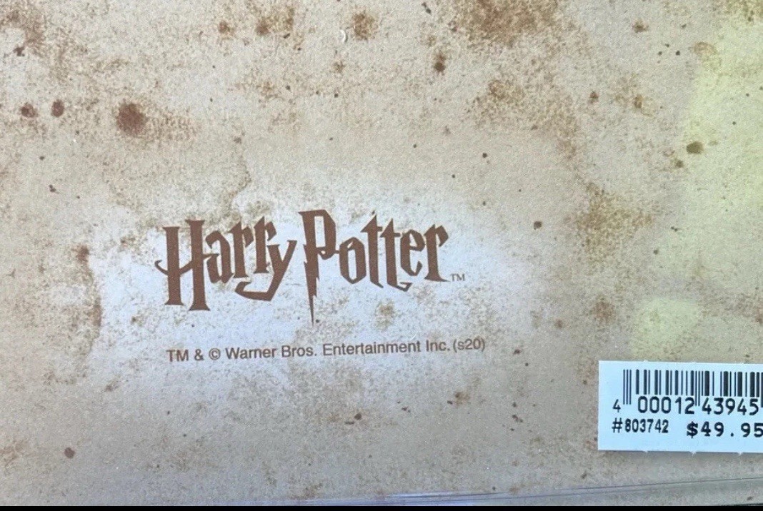 HARRY POTTER The Marauder’s Map (Brand New And Sealed) Warner Bros.