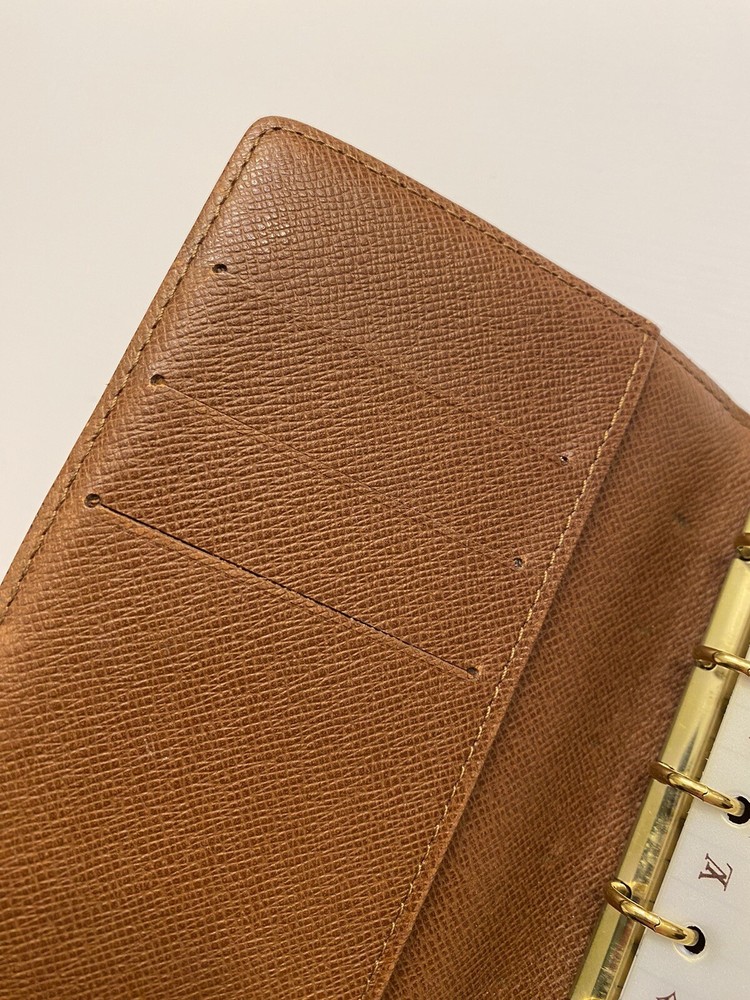 Louis Vuitton Brown Monogram Small Ring Agenda PM
