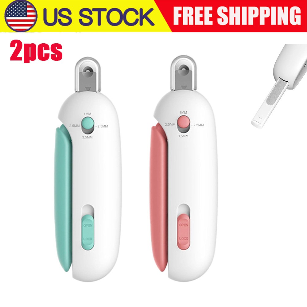 Adjustable Cat Nail Clipper to Avoid Excessive Cutting with Nail File