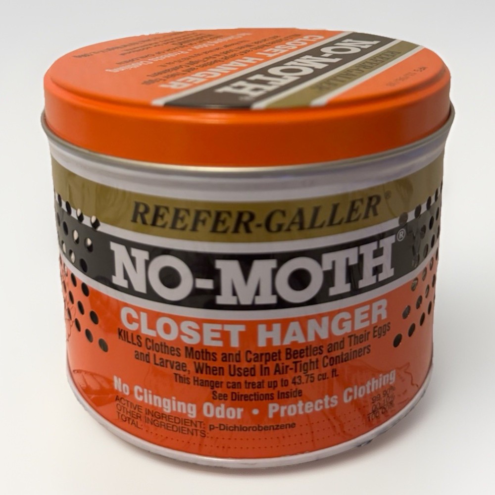 NO-MOTH 2 PACK: MOTH CAKE HANGER + CEDAR SPRAY BED BUG LICE KILLER REEFER-GALLER