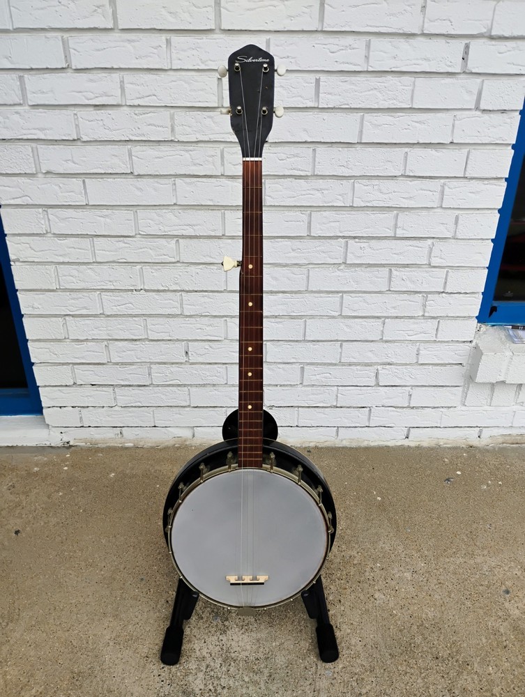1960's Silvertone 5 String Banjo w/Chip Case! -LL