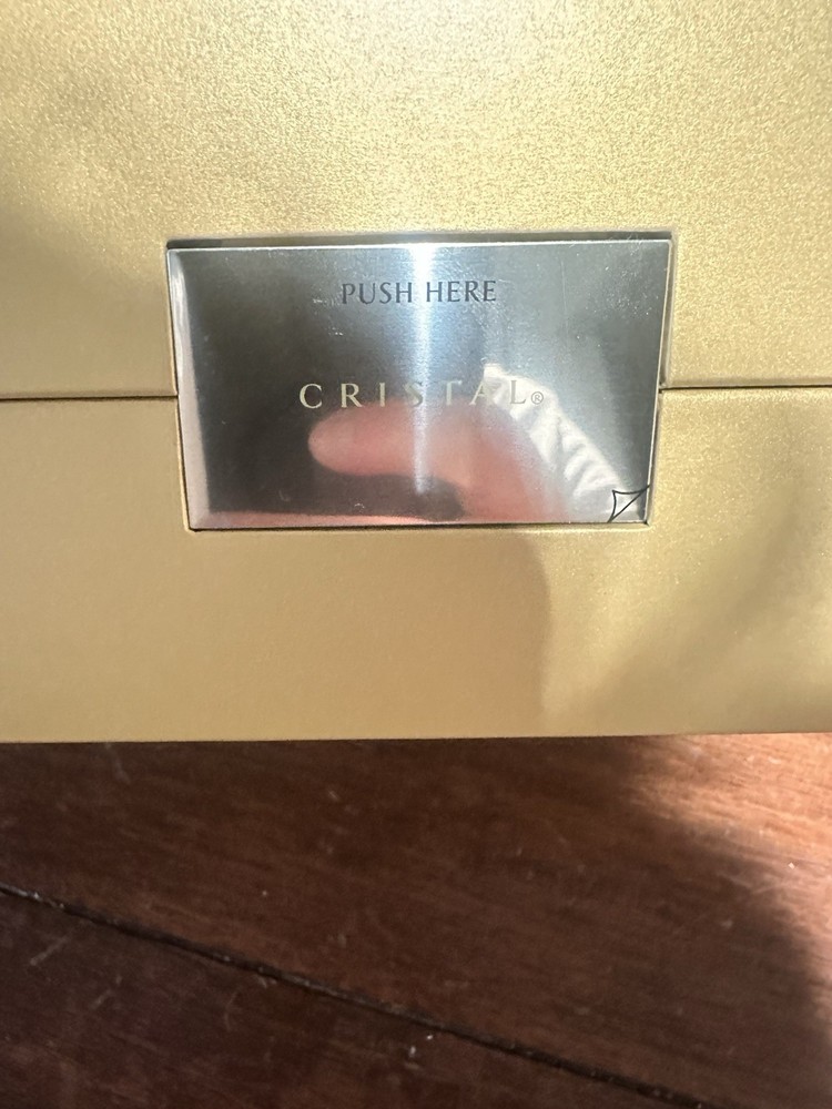 Empty Louis Roederer Cristal Champagne 2014 Empty Bottle with Original Box
