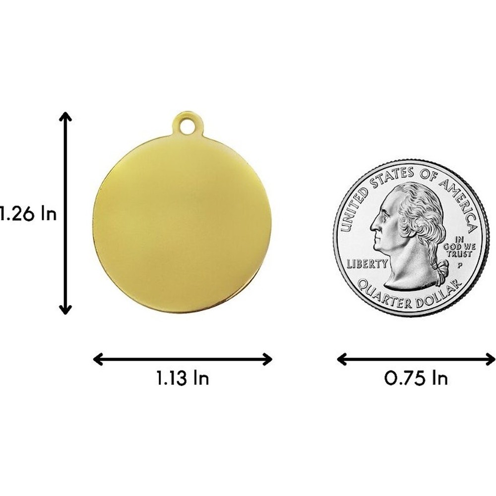 Two Tails Pet Company “I’m lost” Personalized Dog ID Tag, Black