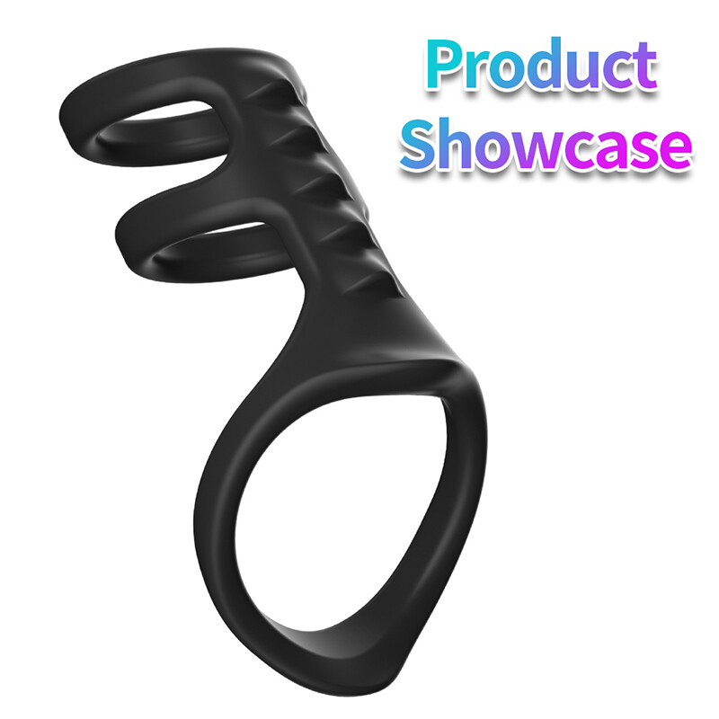 Reusable Ball-Scrotum-Stretcher-Ring-Penis Enhancer Delay Ejaculation for MALE