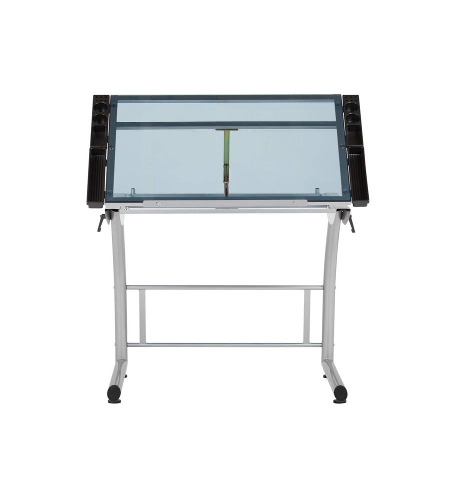 SD STUDIO DESIGNS Triflex Drawing Table, Sit to Stand Up Adjustable Office Ho...