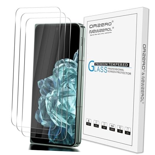 Orzero (3 Pack) Tempered Glass Screen Protector Compatible for OnePlus Open