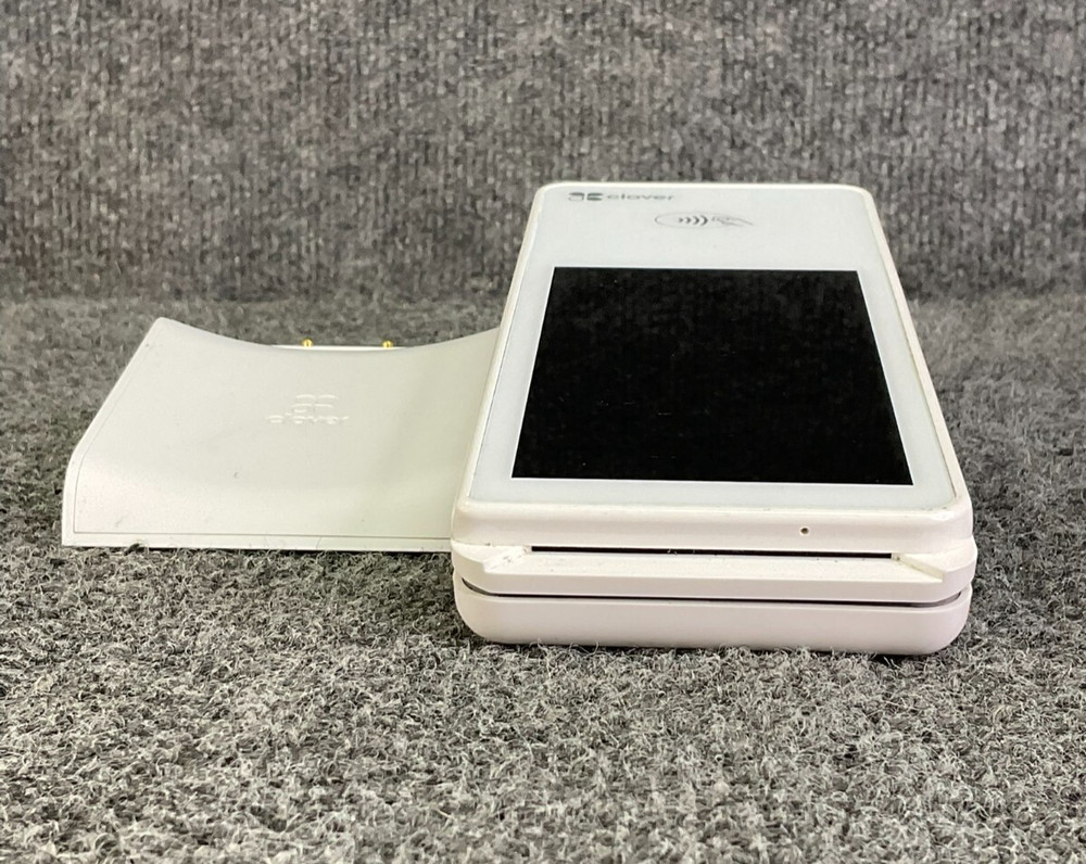 Clover Flex C403 Wi-Fi Touchscreen POS Device W/ Charging Cradle- White