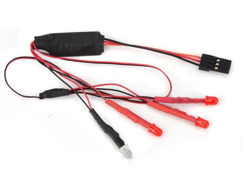 NEW Eflite LED Navigation Light Upgrade Set w/Remote On/Off Blade CX3