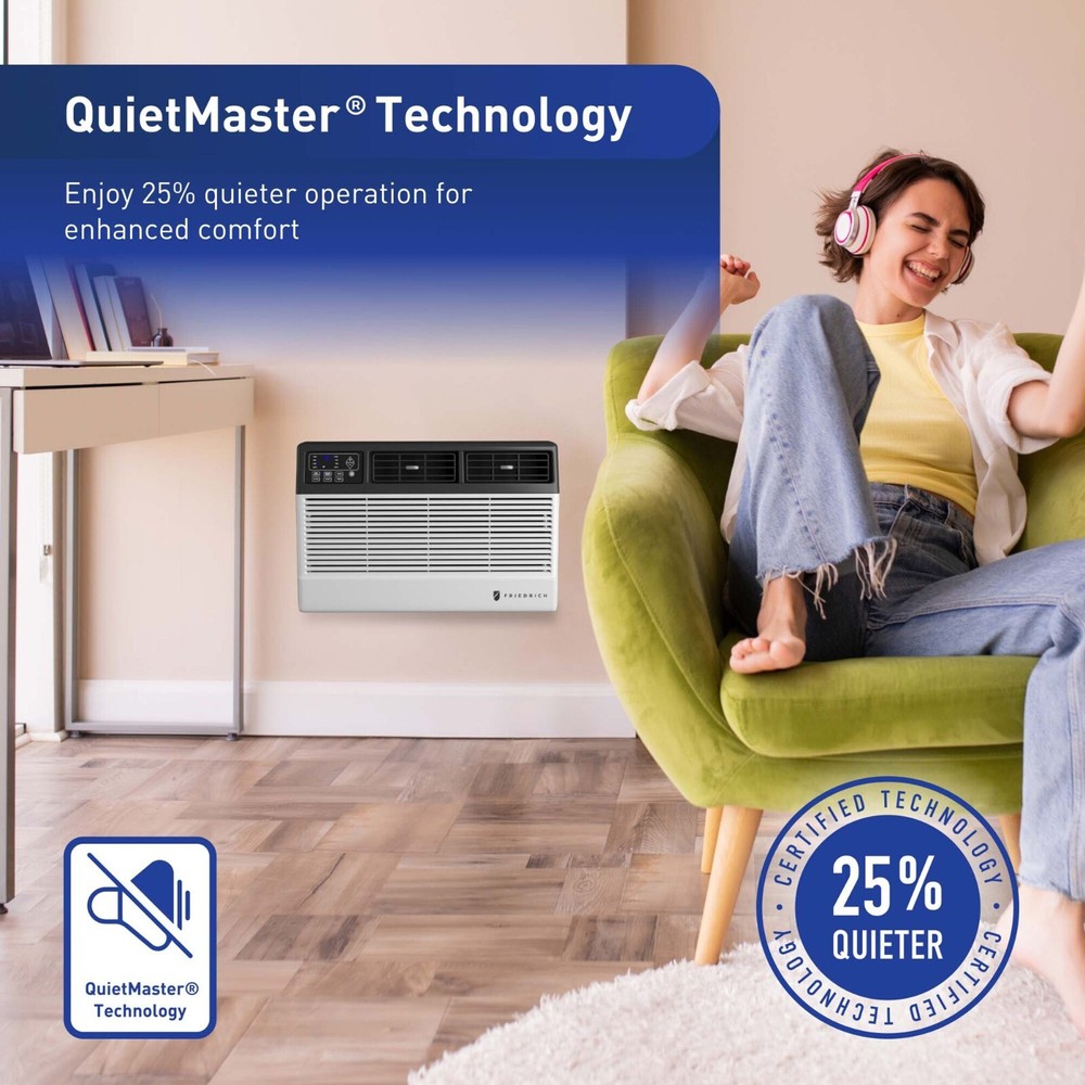 Friedrich 10000 BTU Window Smart Air Conditioner w/ Remote