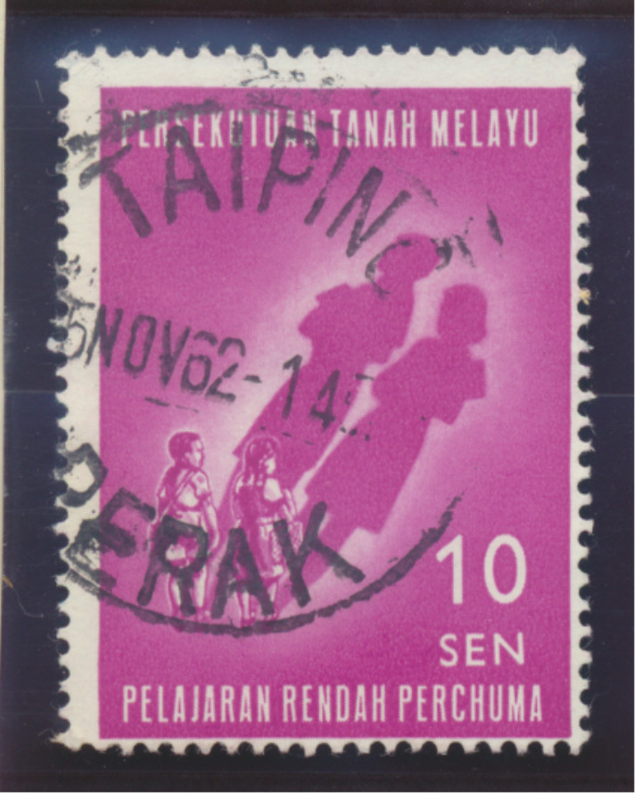 Malaya Stamp Scott #108, Used