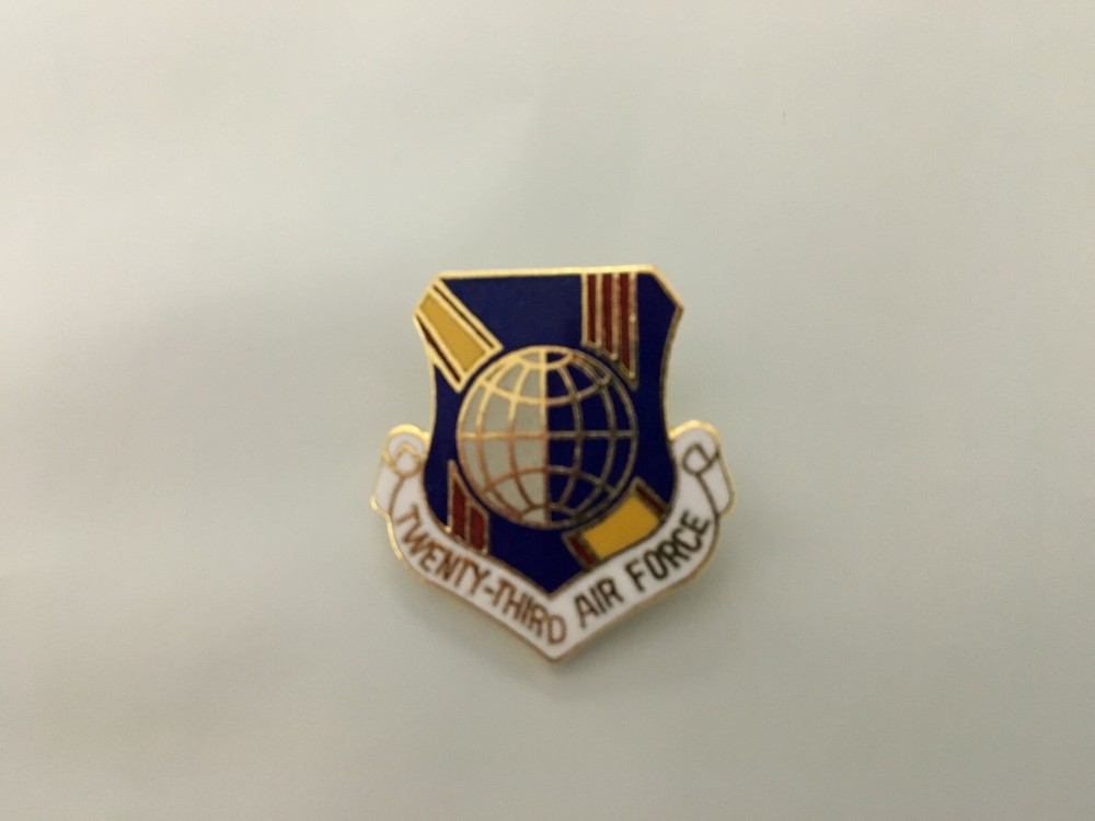 USAF 23RD AIR FORCE HAT PIN MEASURES 1 INCH