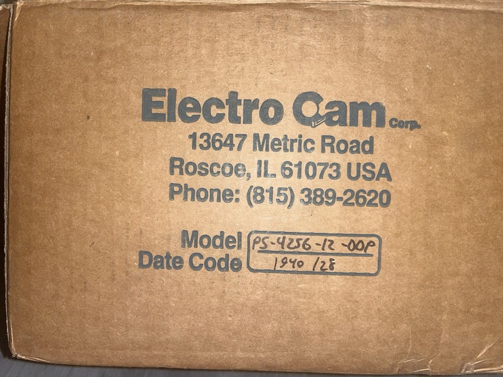 Electro Cam Absolute Gray Code Encoder-Brand New