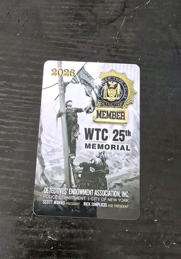 Nypd Detective Card Not PBA  Twenty Twenty Six. Genuine Mint Condition Unsigned.