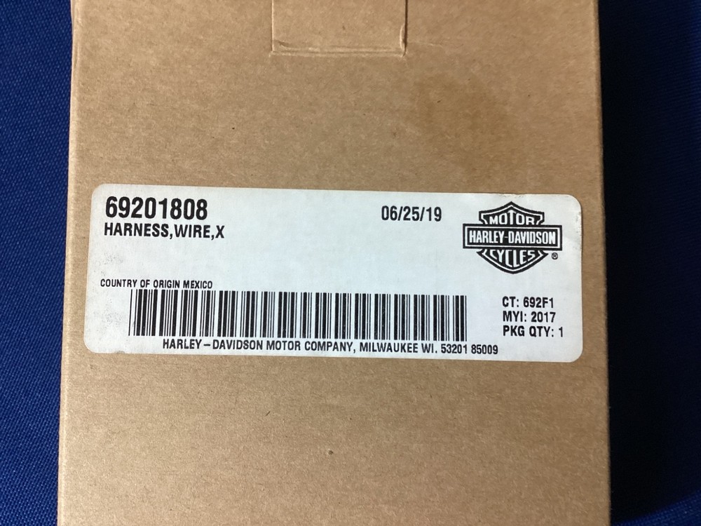 NEW OEM Harley Davidson X, Harness Wire, 69201808 *