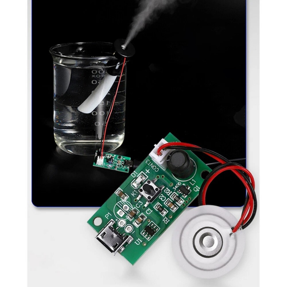 For DIY Humidifier Device 4PCS USB Ultrasonic Atomizer Driver Board Set New