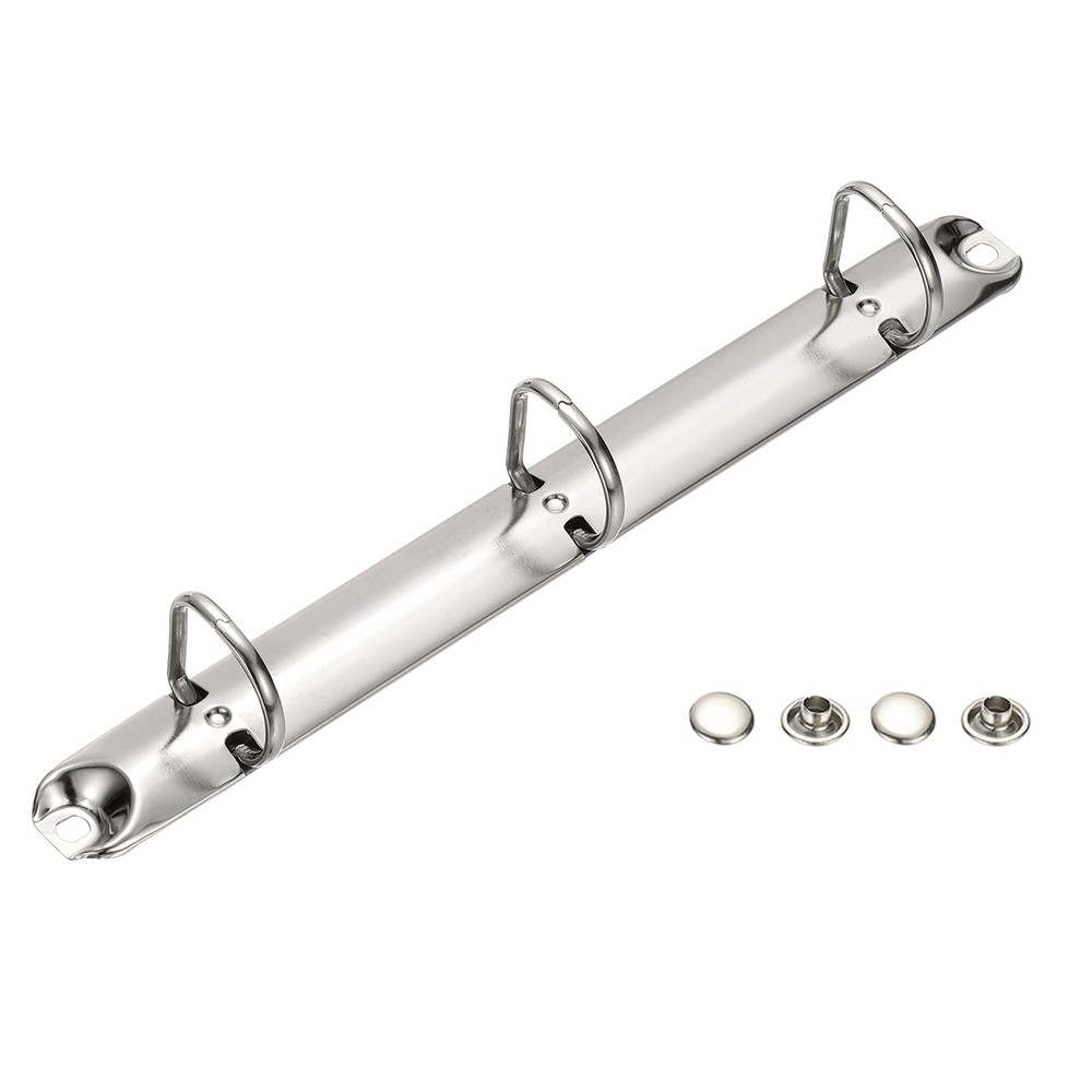 0.8" A5 3 Hole D Ring Binder Mechanisms, 20mm Silver Tone