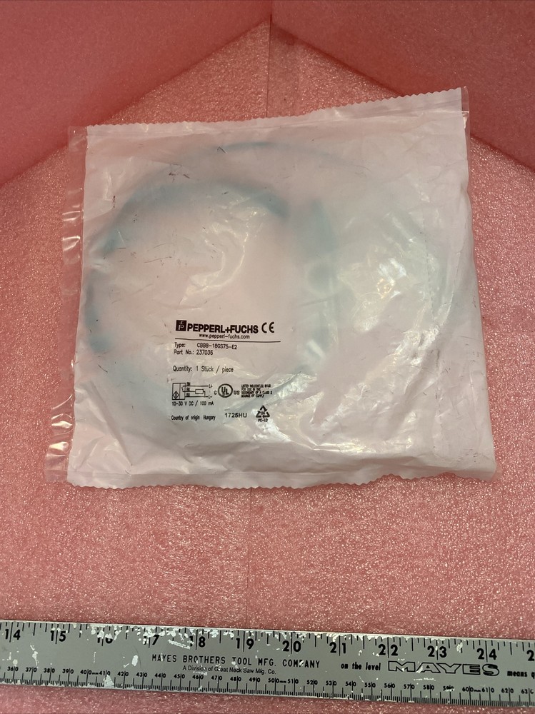 Pepperl + Fuchs CBB8-18GS75-E2 Proximity Sensor