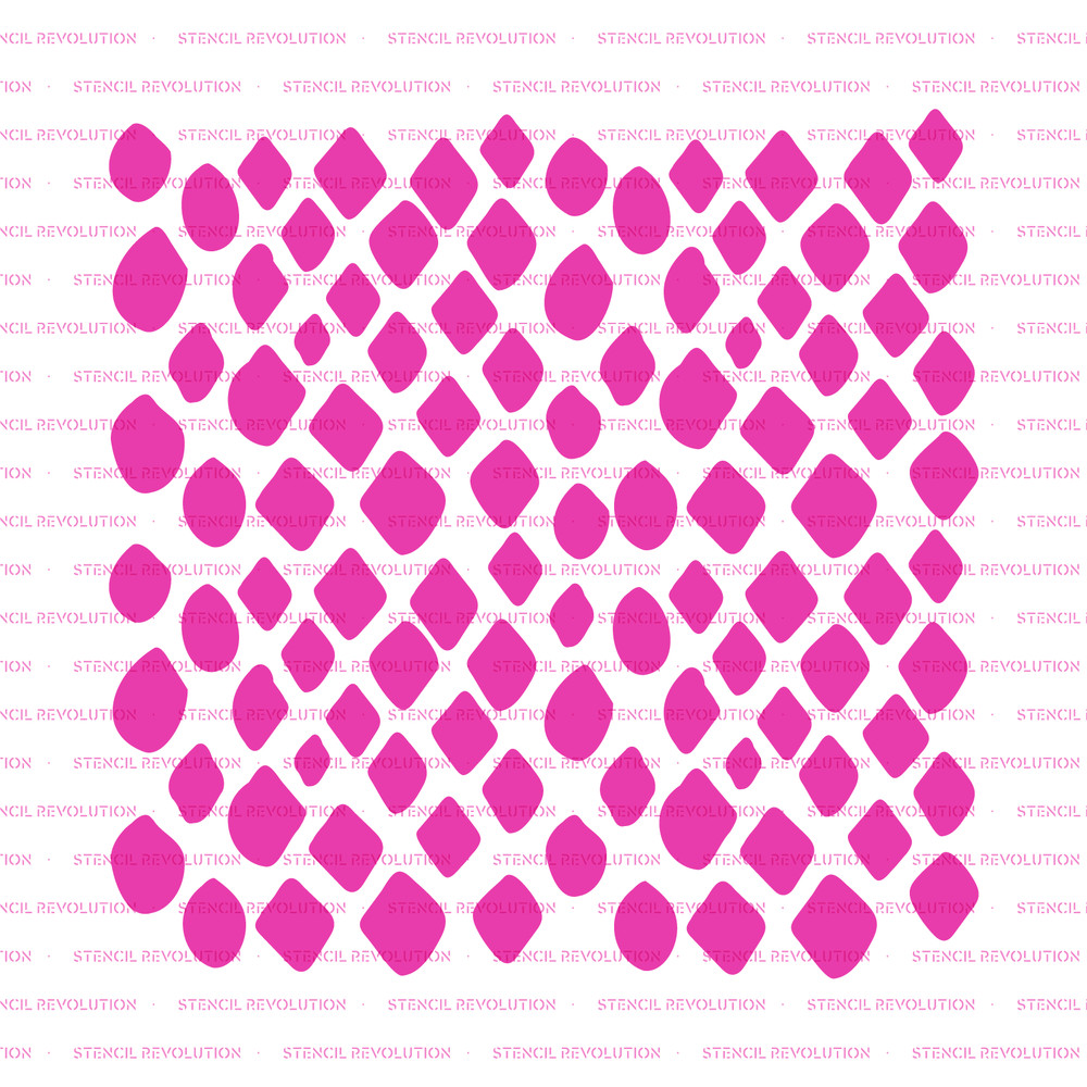 Snakeskin Cookie Stencil - Durable & Reusable Mylar Stencils