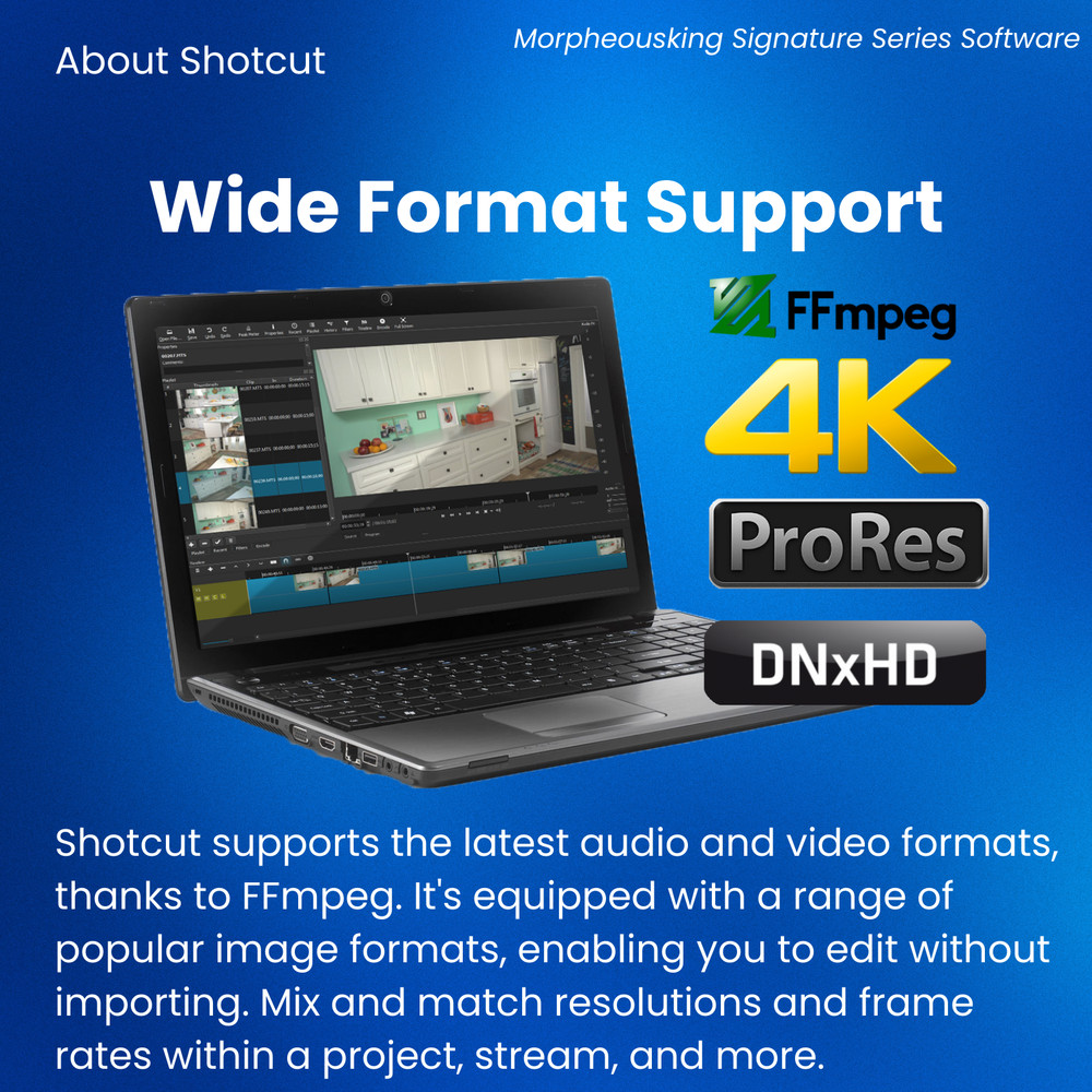 Shotcut PRO 2024 Video Editing Software Full Version DVD Lifetime for Windows