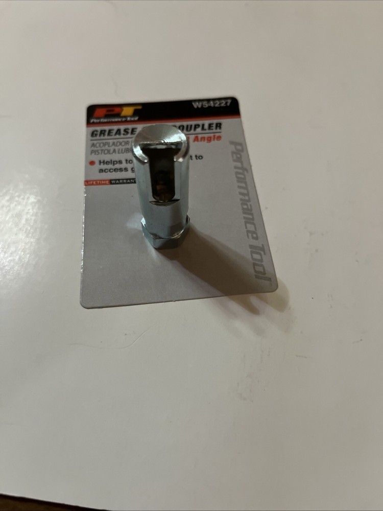 Performance Tool Right Angle Grease Gun Coupler W54227