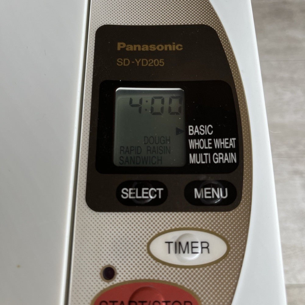 Panasonic Automatic Bread Maker Machine White SD-YD250 550W with Yeast Dispenser