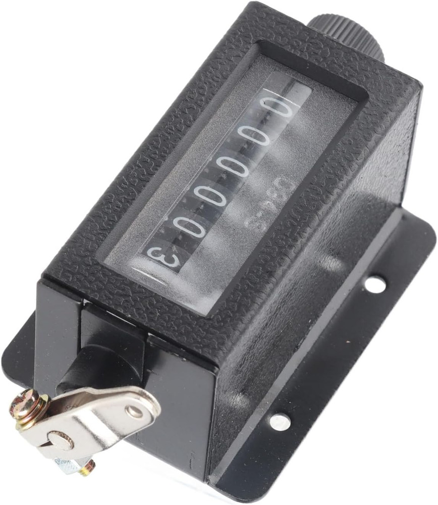 D94S 6 Digit Counter Digital Tally Counter Resettable Mechanical Pulling Counter