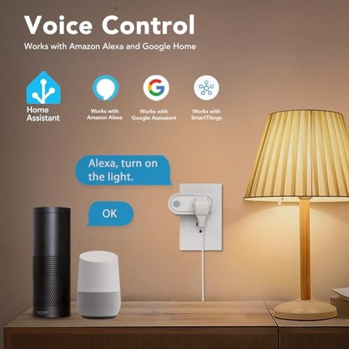 Z-Wave Plus Smart Mini Plug-Pack, Compact Z-Wave Outlet for Home Automation, 3