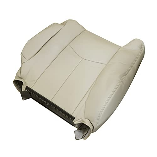Leather 522 or 52i Light Tan Driver Side Top Lean Back Replacement Seat Cover