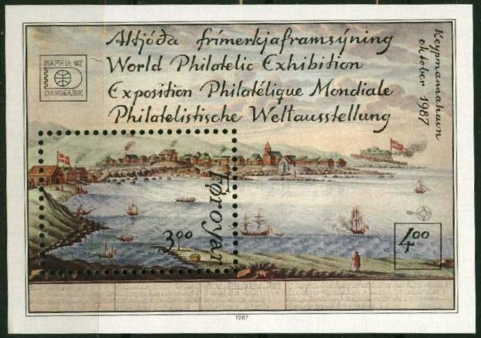 Faroe Islands 1987 (SS 3) Mint never Hinged - Ship