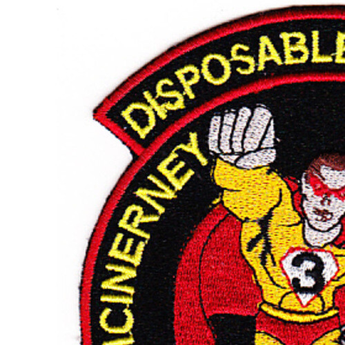 HSL-46 Det 3 Patch Disposable Heroes USS McInerney