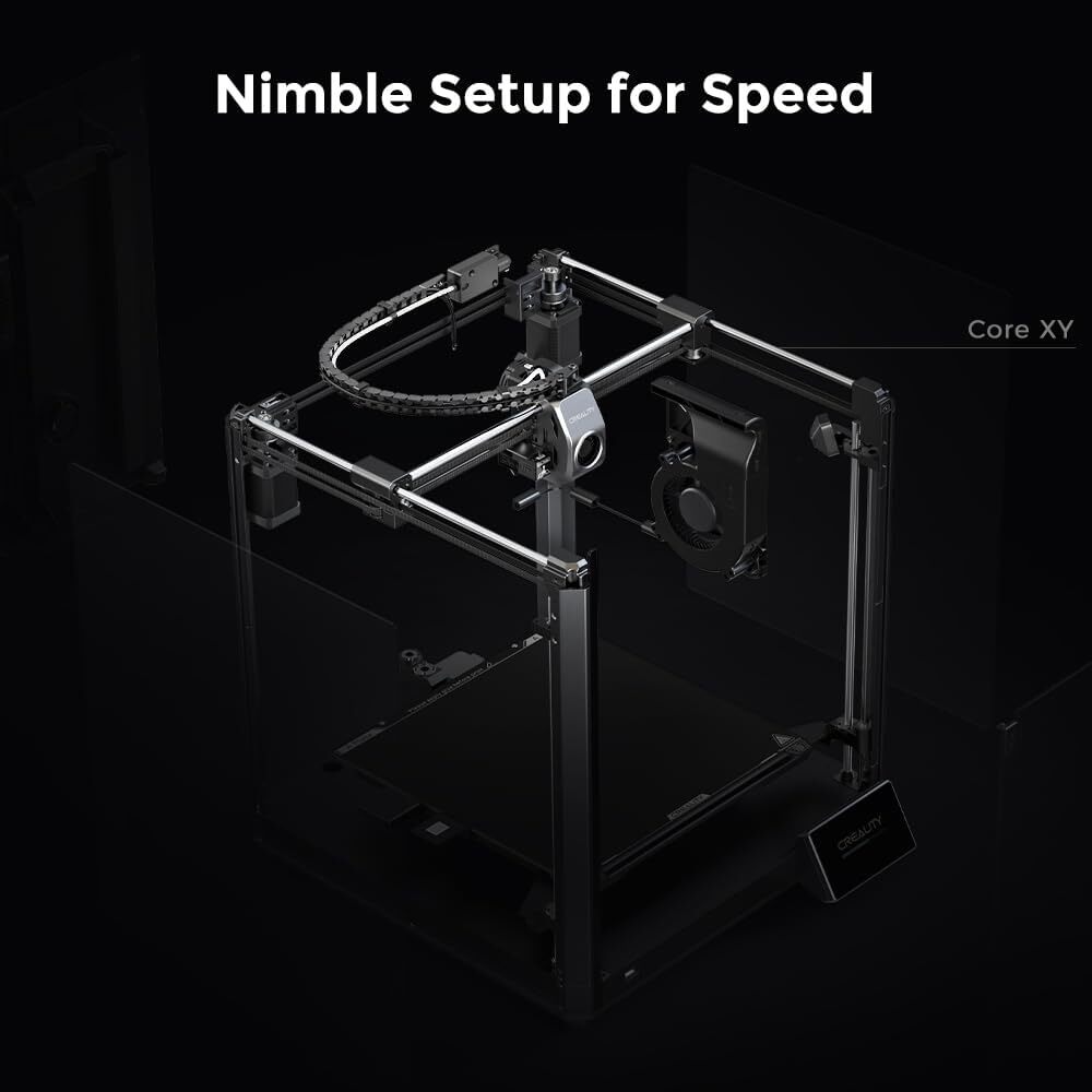 Creality K1 Max 3D Printer, 600mm/s High-Speed w/Auto Leveling Smart AI Function