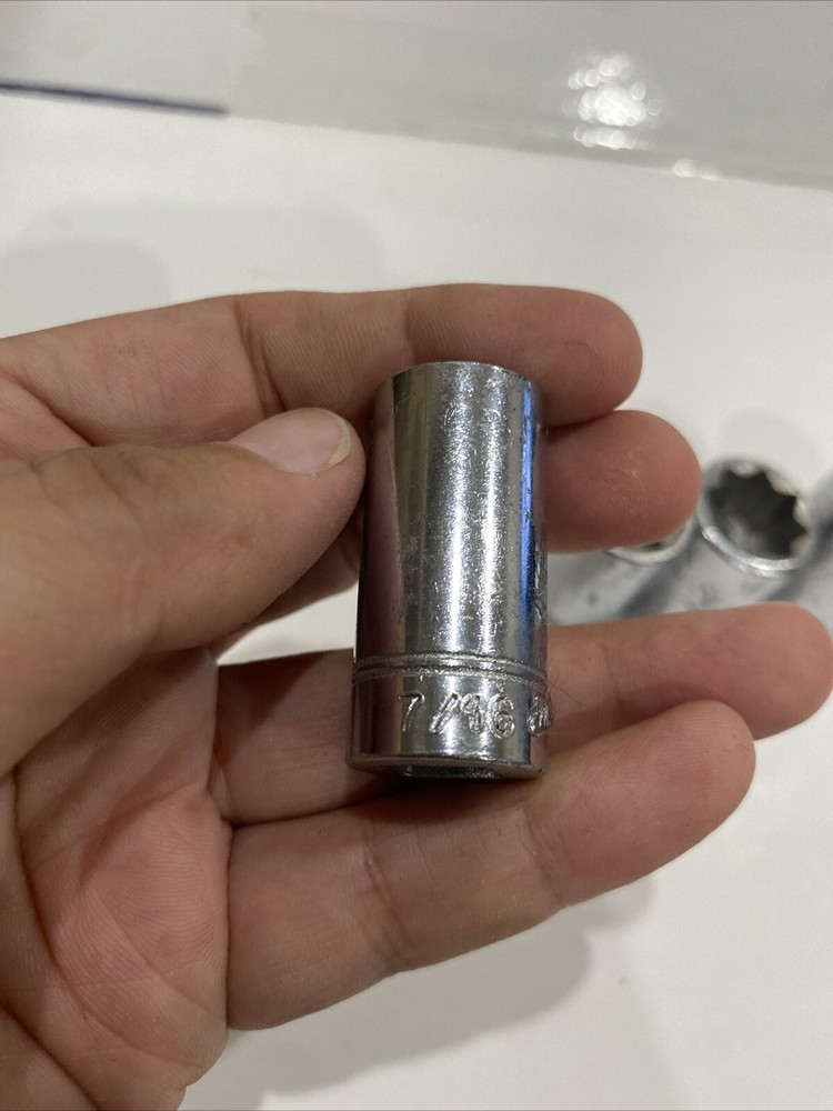 Williams Tools BD814 BD816 BD818 BD-820 3/8" Drive Shallow Socket, 8-Point