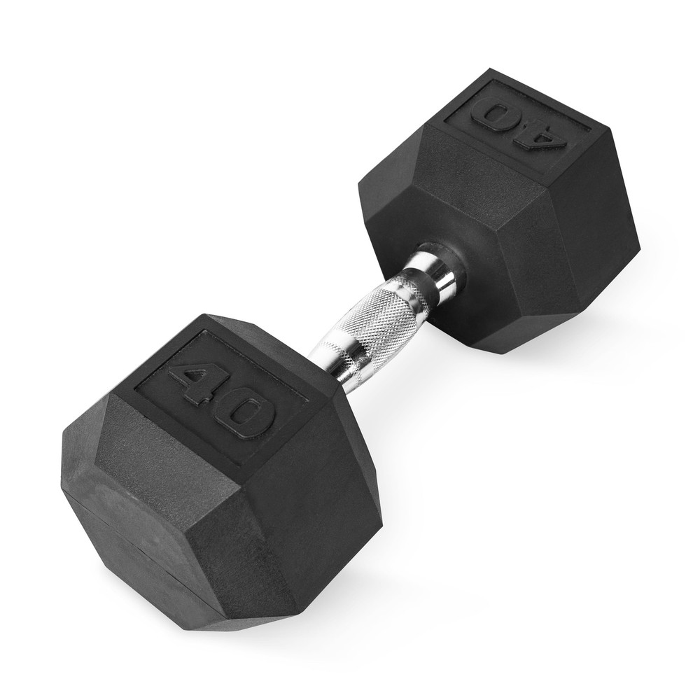 550Lb Rubber Hex Dumbbell Set