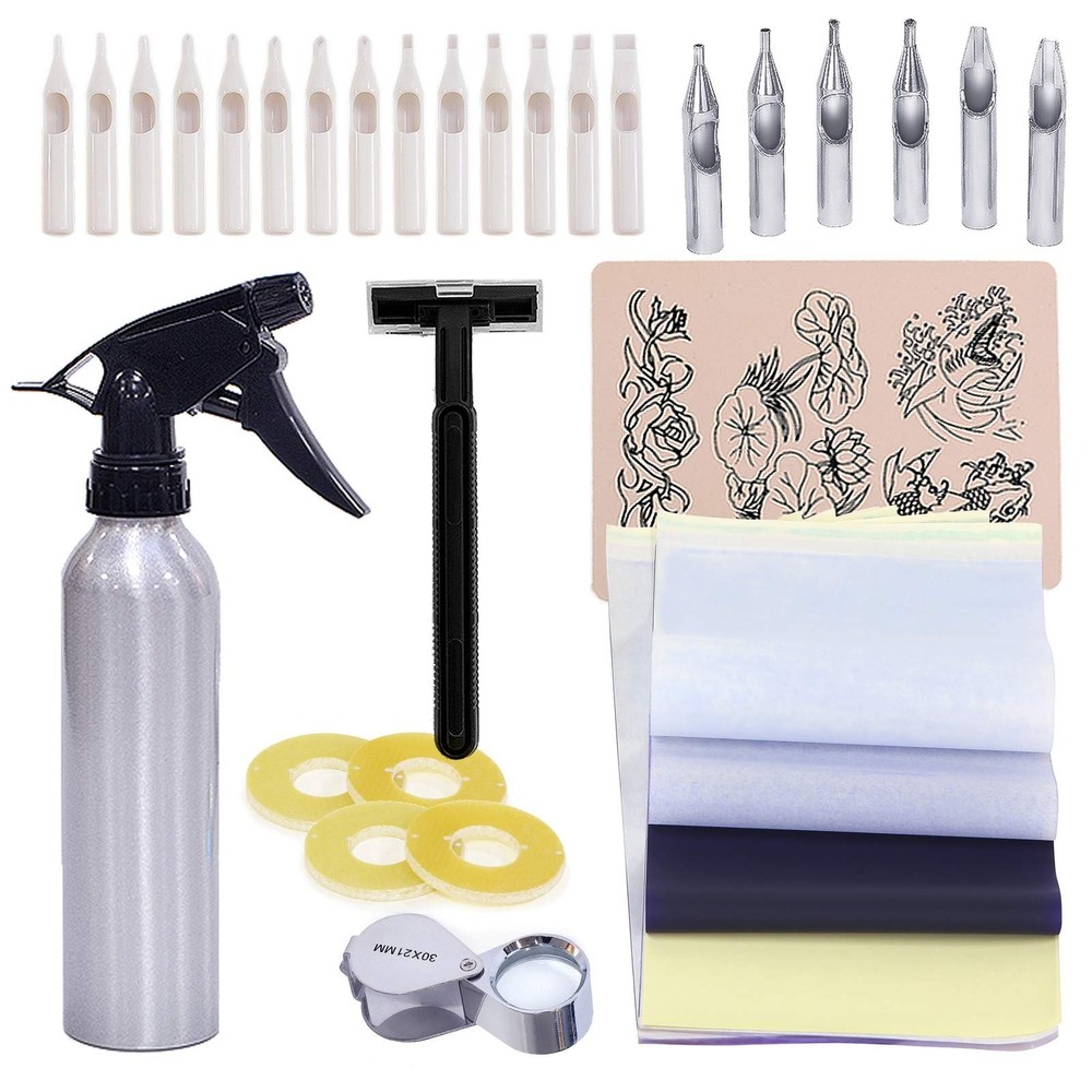Complete Professional Tattoo Kit - Machine Equipment Set