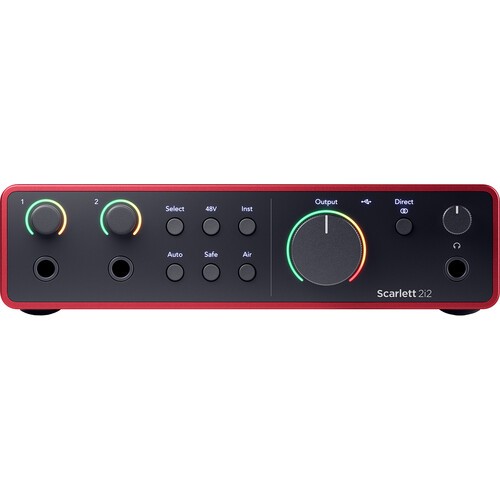 Focusrite Scarlett 2i2 Studio Audio Interface with Mic&Headphones (4th Gen) (OB)