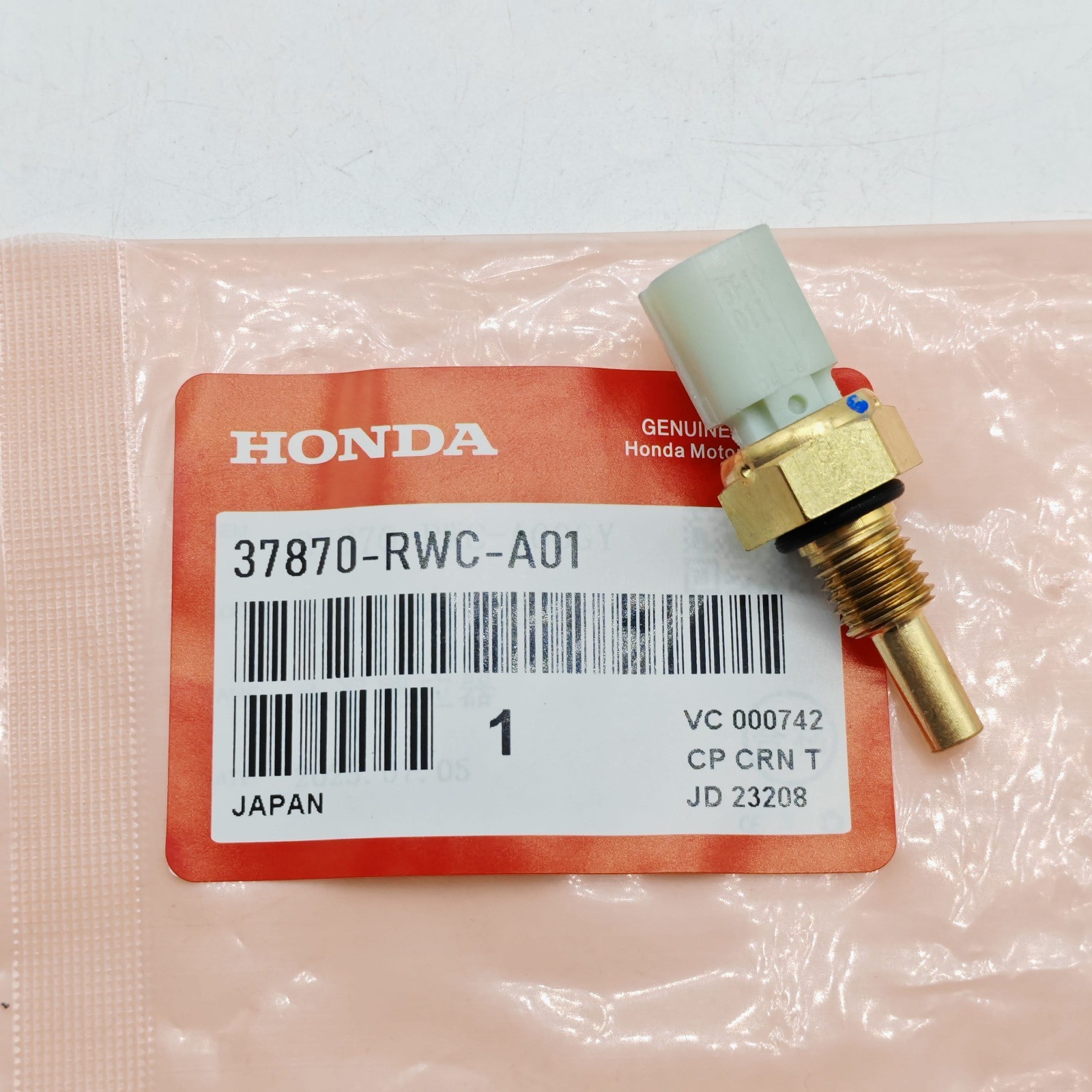 OEM Engine Coolant Temperature Sensor #37870-RWC-A01 For 2006-2025 Honda & Acura