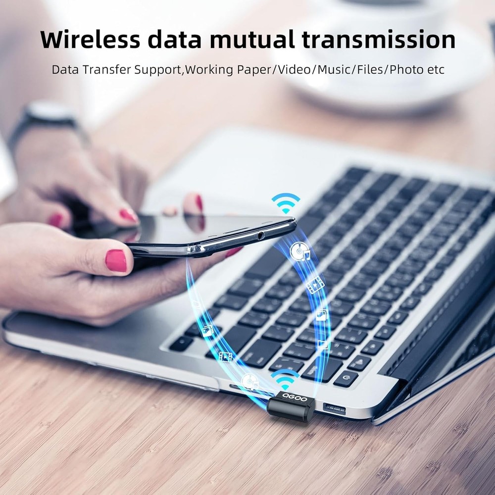 Bluetooth Adapter for Desktop PC: Plug & Play 5.4 USB Mini EDR Dongle Receiver &